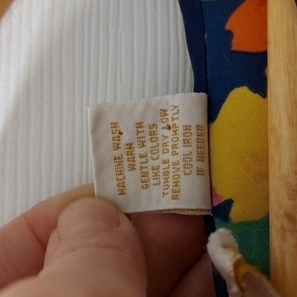 Vintage Victoria Secret Gold Label Jewel Tone Floral Night Shirt, Short … - Picture 7 of 7